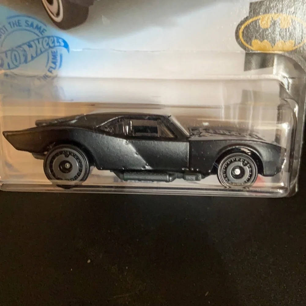 Hot Wheels Batcopter and Batmobile